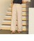シャンブレーツイル ベルテッドワイドパンツ