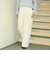ウールフラノ セミワイドパンツ