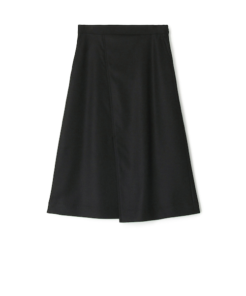 ○ストレッチボタニー ラップスカート｜トゥモロ－ランドの