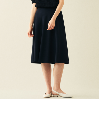 ドライダブルクロス フレアスカート