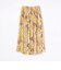 ポリエステルプリント タックマキシスカート