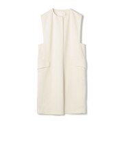 ドライアムンゼン クルーネックロングジレ