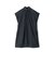 コットンブロード スタンドカラーチュニックブラウス