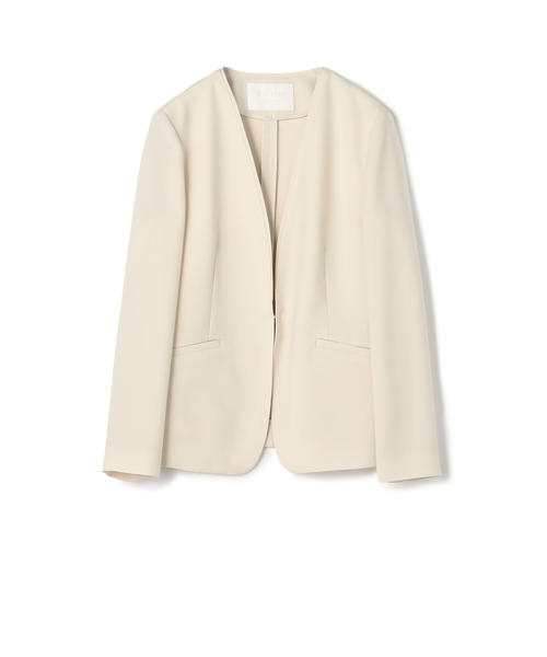 【極美品】トゥモローランド キッズ ジャケット フォーマル ツイル ストレッチ セール】 ストレッチサキソニー シングルブレステッド2B