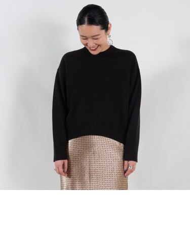 ラムカシミヤ クルーネックプルオーバー