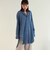 コットンライトデニム ロングシャツ