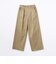 コットンチノ タックワイドパンツ