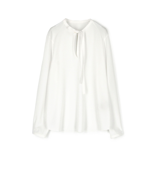 ポリエステルアムンゼン ボウタイブラウス