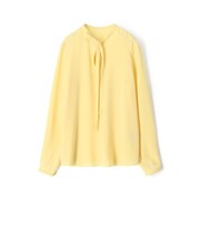 ポリエステルアムンゼン ボウタイブラウス