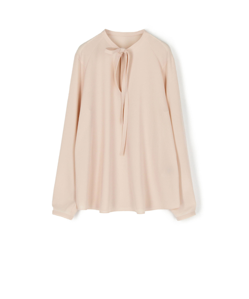 ポリエステルアムンゼン ボウタイブラウス