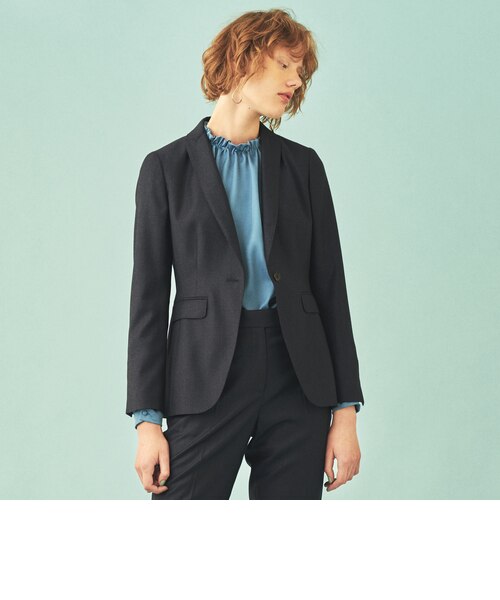 スムースサテン ネックギャザーブラウス｜トゥモロ－ランドの 