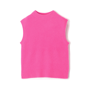 フラッフィーニット ビルドネックベスト