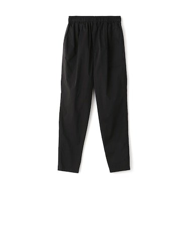 コットンナイロンストレッチ フロントタックテーパードパンツ