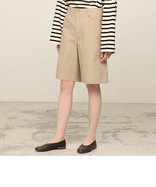 コットンリップストップ ハーフパンツ