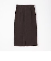 コットンコーデュロイ Iラインスカート
