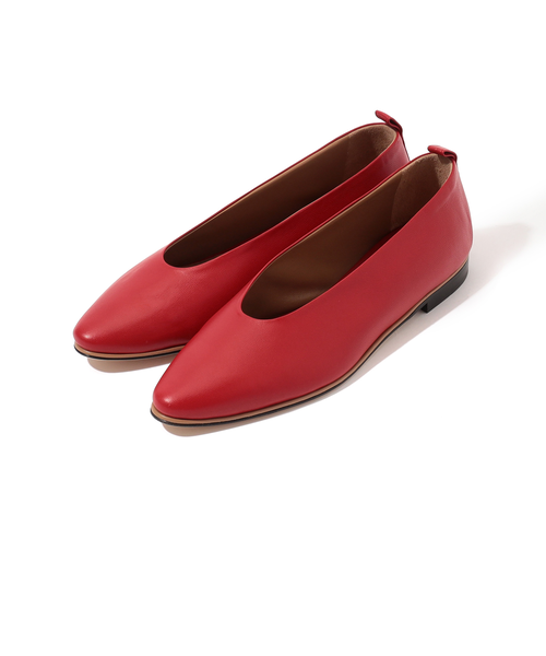 TOMORROWLAND アーモンドトゥ フラットシューズ｜トゥモロ－ランドの