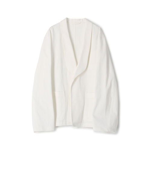 ピュアホワイト　コットン　ビジュージャケット　M コットンピケ ワークジャケット｜トゥモロ－ランドのアウトレット通販