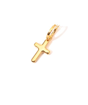 CAREERING CROSS ピアス