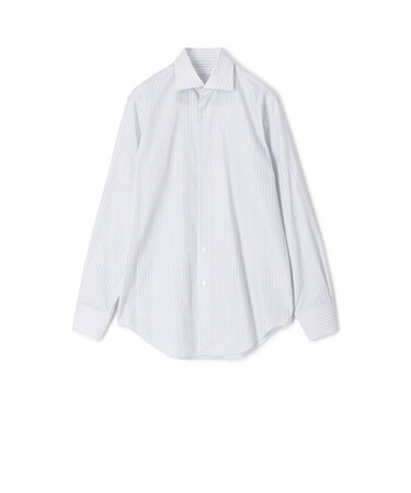 140/2コットンブロード ワイドスプレッドカラー ドレスシャツ