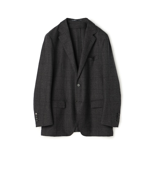 Super130'sミルドサージ シングルブレステッド2Bジャケット Drago