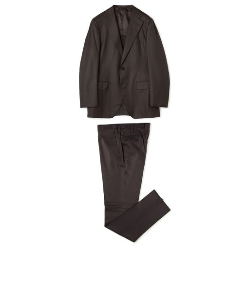 ウールシルク シングルブレステッド3Bスーツ SHANG E.Zegna｜トゥモロ 