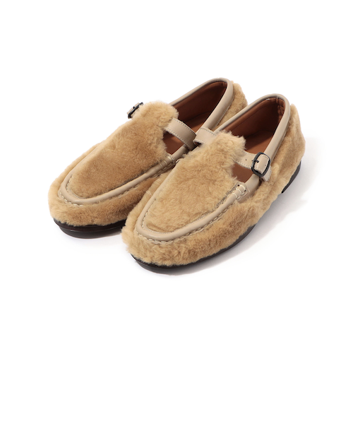 HEREU ALBER SHEARLING Tストラップシューズ｜トゥモロ－ランドの