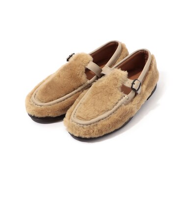 HEREU ALBER SHEARLING Tストラップシューズ｜トゥモロ－ランドの 