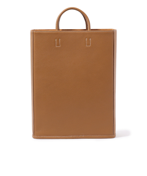 【別注】A×TOMORROWLAND BOX TOTE シュリンクレザー トートバッグ