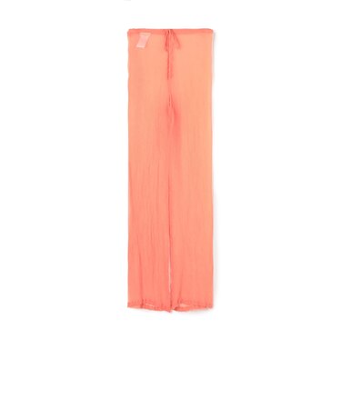 DRIES VAN NOTEN PACHA 4276 シルク シースルーパンツ