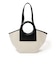 HEREU CALA SMALL Leather-trimmed キャンバストートバッグ