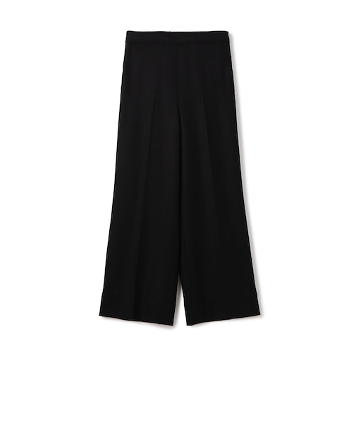 ストレッチボタニー ワイドパンツ