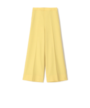 ストレッチボタニー ワイドパンツ