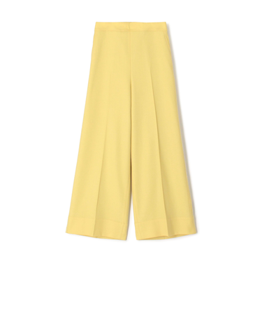 ストレッチボタニー ワイドパンツ