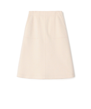 ニードルジャージー トラペーズスカート