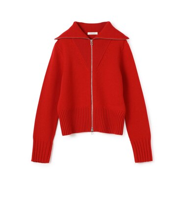 NZ LAMS ジップアップカーディガン