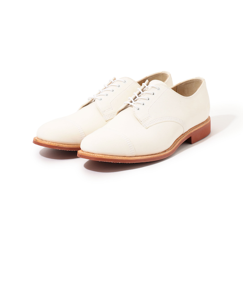 サンダース　SANDERS ホワイト メリージェーンシューズ 別注】SANDERS MILITARY DERBY ホワイトバックス シューズ