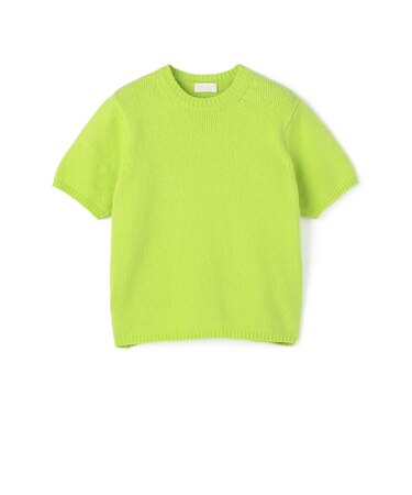 ブラッシュドコットンポリエステル クルーネックプルオーバー