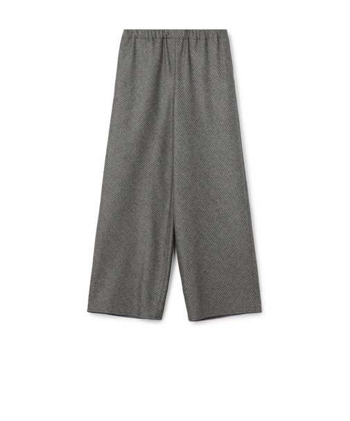 フラノストレッチ イージーワイドパンツ