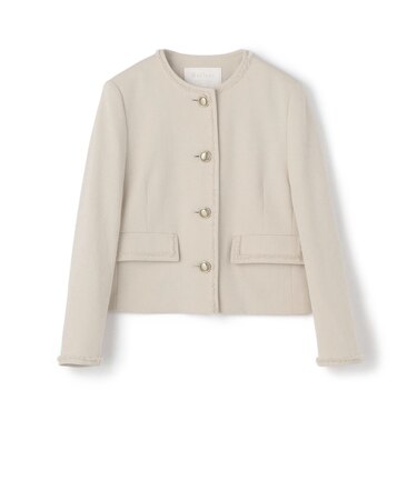 ミックスダブルクロス クルーネックジャケット