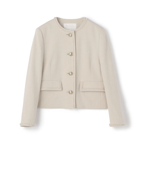 ミックスダブルクロス クルーネックジャケット