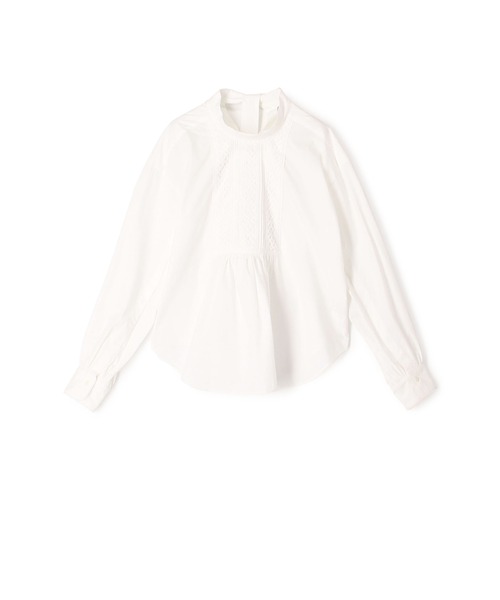 本日限定価格ホワイトコンビネーションマントブラウス TOMORROWLAND｜ホワイトコンビネーション マントブラウス | Rakuten