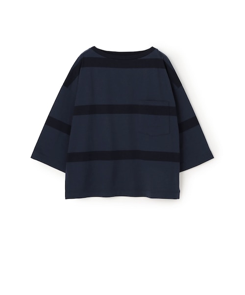 別注】＜blurhms for conte＞ロゴプリント ビッグ プルオーバー