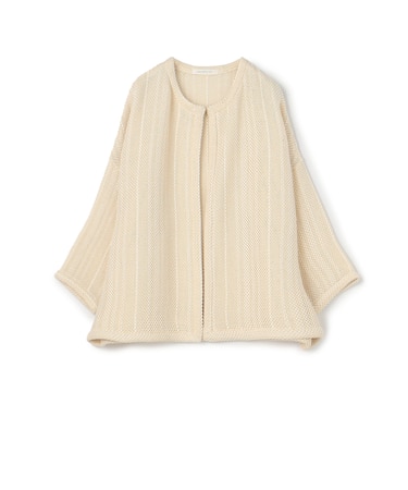 コットンラッセル フロントオープンカーディガン