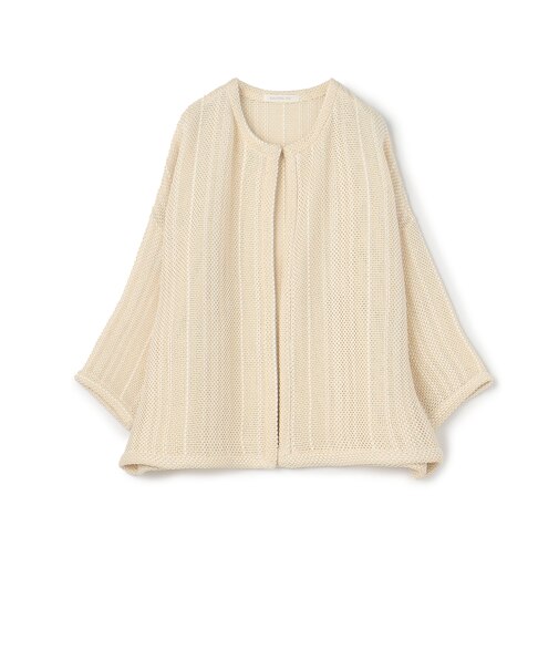 コットンラッセル フロントオープンカーディガン