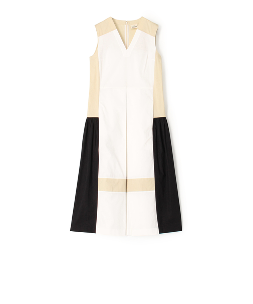 BODICE STUDIO ブロックプリントドレス