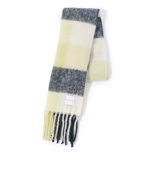TOMORROWLAND アルパカチェックストール｜トゥモロ－ランドの