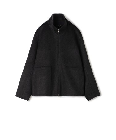 カシミヤビーバー ジップブルゾン