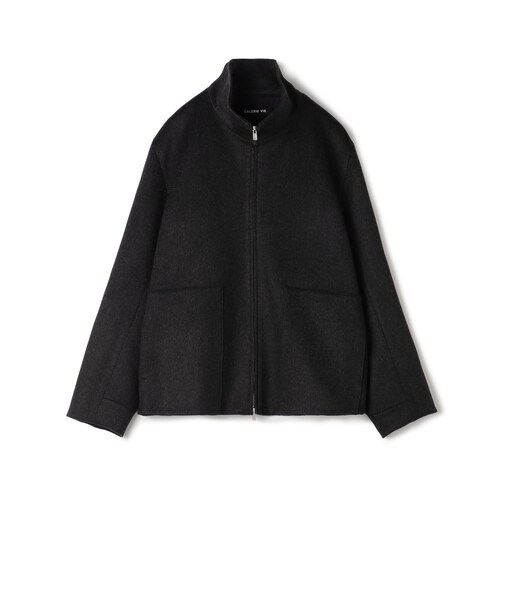 カシミヤビーバー ジップブルゾン