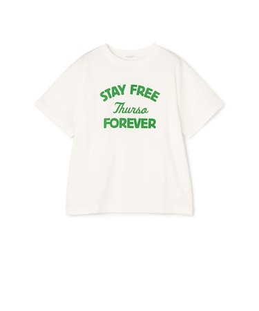 コットンジャージープリント Tシャツ