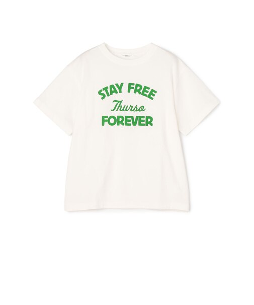 コットンジャージープリント Tシャツ